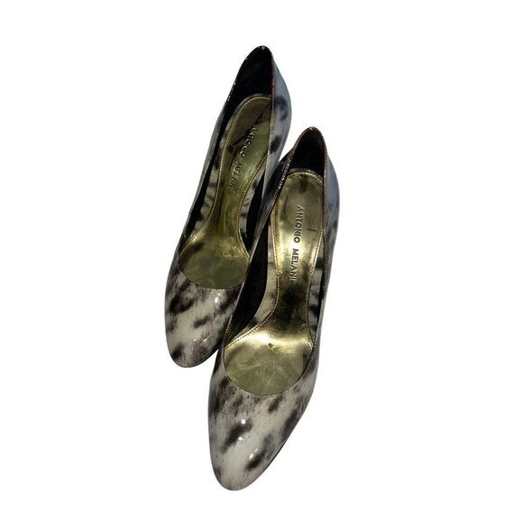 Antonio Melani Mulit-Color Size 7W heels - Picture 2 of 6